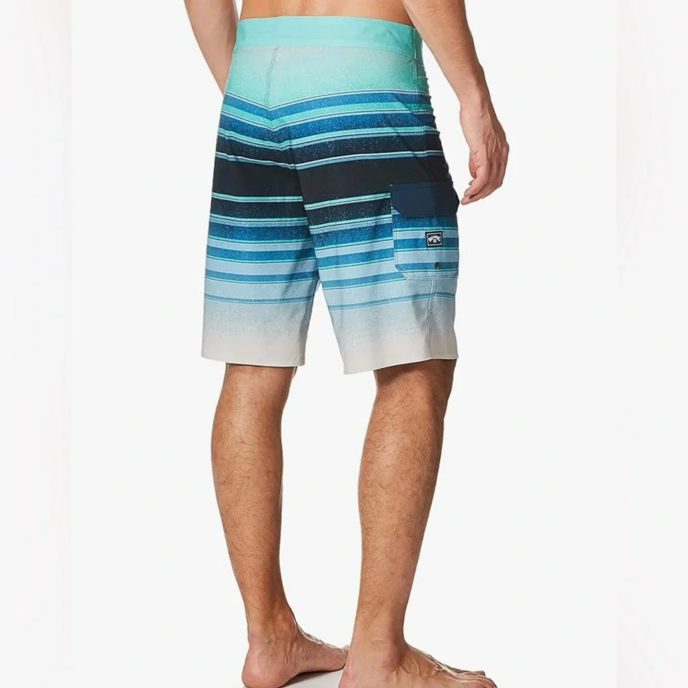 NWT Billabong All Day Stripe Pro Board Shorts.